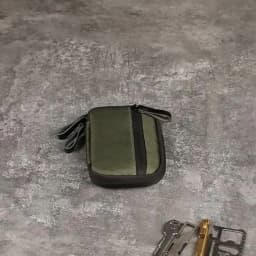 Small EDC Wallet Pouch EDC Pocket Organizer with Belt, EDC Pouch Organizer Utility Pouch for Multitools Money Cash Key