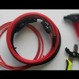 Solar Panel Extension Cable 6/4/2.5/1.5mm2 10/12/14/16AWG Black and Red Tinned-Copper Wire with Solar PV Cable Connectors