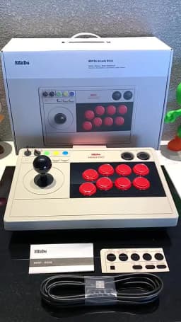 8BitDo Arcade Stick Tri-mode Bluetooth 2.4G USB-C Wired 8 Buttons Fighting Joystick Controller Macro Turbo Rechargeable Ultimate