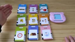 Learning Machine for Kid Talking Flash Cards Kindergarten Kids Language Electronic Audio Book Learn English Words Toys