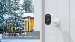 JOOAN 5MP WiFi Solar Camera Outdoor Wireless Battery Powered Security Camera PIR Human Detection Night Vision IP66 Waterproof