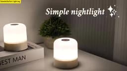 Rechargeable Led Night Light with Remote Control Touch Switch Table Lamp for Reading Bedroom White RGB Color Dimmable Portable