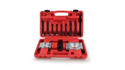 12 IN 1 Gear Bearing Splitter Fly Wheel Seperator Puller Set Kit with Red Case