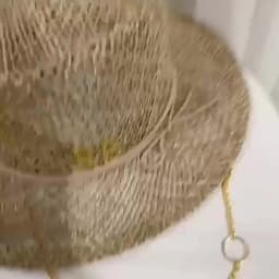 Panama Straw Sun Hat Wide Brim UPF50+ Foldable, Navy & Beige Contrast Beach Hat Adjustable Chin Strap Women Summer
