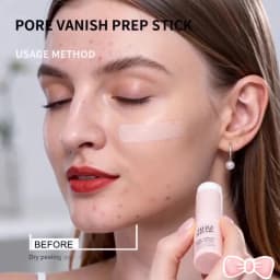 Pore Vanish Primer Stick - Pore Blurring, Portable Pre-Makeup Stick, Smooth Skin for Daily Makeup Face Primer Stick