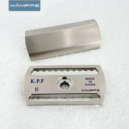KAMPFE Men's Safety Shaver Head TC4 Titanium CNC Precision Milling Boyfriend Gift