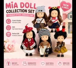 14cm Mia Spanish Sweet Potato Doll Set Cute Girl Toy Cross-Border Doll Collection Sweet Potato Dolls Multi Color Optional Set