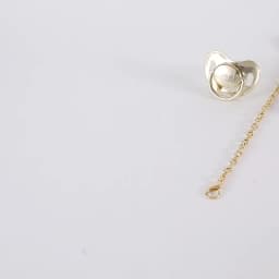 MIYOCAR personalized gold bling pacifier and all gold pacifier clip BPA free dummy unique design gift baby shower