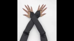 Long Gloves for Women Dancing Elastic Fingerless Gloves Satins Dropship