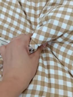 100% Cotton Duvet Cover Set,Bedding Set With Plaid Stripe,Skin Friendly Breathable,1 Duvet Cover,2 Pillowcase,Japan Simple Style