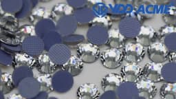 VDD Multi-color ACME+Series Top Quality Glass Hot-Fix Rhinestones Crystal AB Flatback Glitter Strass Stones For Fabric Garment