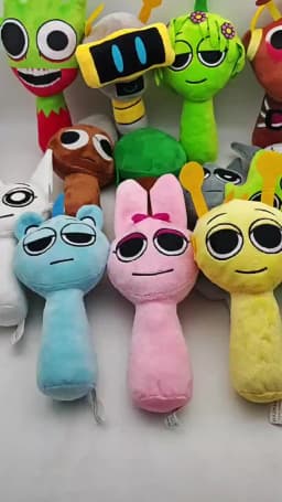 60styles Sprunki Plush Toys Sprunki Dolls Oren Wenda Sprunki Stuffed Doll Plush Stuffed Kids Christmas Birthday Gift Home Decors