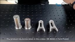 Oeabt M-BASE-C Optical Stainless Steel Fork Press Plate Breadboard Fixing Element Precision Experiment Base