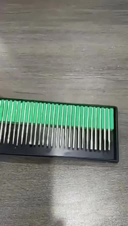 1 Box Diamond Grinding Head Stone Jade Carving Engraving Burrs 2.35mm Shank Polishing Bit Accessories Jewelry Tools