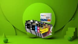 Jhaan 3219XL Multipack-5P Ink Cartridges Compatible with Brother LC3217 LC3219XL for MFC-J5330DW/J5730DW/J6930DW/J5335DW/J6530DW