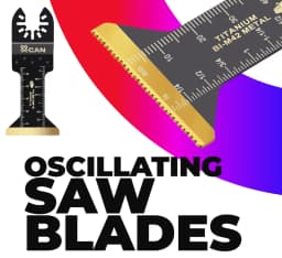 XCAN 44mm Titanium Oscillating Saw Blades Metal Cutting Multitool Blades Sharp Multi Cutter Blade For Metal Wood Plastic