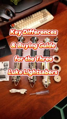 Luke Skywalker Lightsaber Replica Highly Accurate EP8 with Control Box