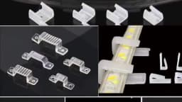 LED Strip Lights Connector LED Cable Organizer Clip Cable Management For W5-20mm Neon Led Tape 110V 220V 24V Wire Manager Holder