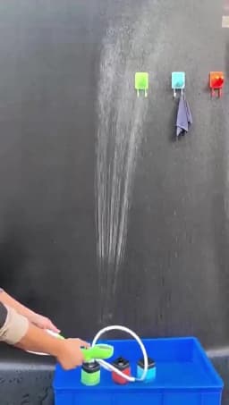 Camping Shower Pump RV Outdoor Shower Kit Camp Shower W/Full Screen Intelligent Digital Display Adjustable 6000mAh Shower Kit