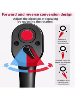 Car Repairs Ratchet Wrench 1/4 3/8 1/2 Inch High Torque Reversible Quick Release Ratchet Socket Wrench Hand Tool