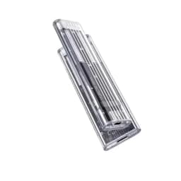M2 SSD Case NVME SATA SSD Enclosure USB A to C Transparent 10Gbps Solid State Drive External Adapter Support UASP for M/M+B Key