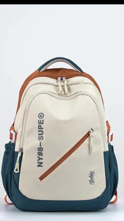 Large Capacity Lightweight and Simple Travel Canvas Backpack, Nylon Waterproof Casual Backpack, 15/16 Inch Laptop Backpack