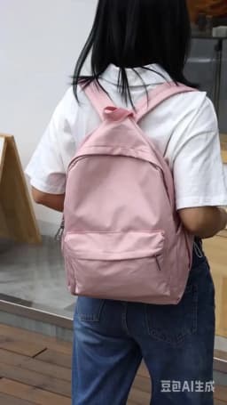 Women Schoolbag Waterproof Large Capacity School Backpack Smooth Zipper Solid Teens Girl Casual Daypack Bag Student Supply NEW
