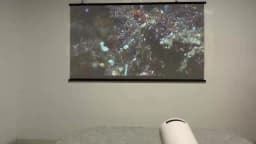 XIAOHUI Anti-light Thick HD Projector Screen 16:9 No-hole Wall-mounted Home Projection Screen 60/72/84/92/100/110/120/133inch
