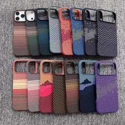 Slim Frameless Carbon Fibre Sunset PC For Magsafe Magnetic Case For iPhone 18 17 Air 16 Plus 15 14 13 Pro Max Shockproof Cover