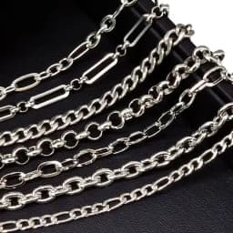 1meter Stainless Steel Chains for Jewelry Making DIY Rolo Cable Link Chain Necklace Bracelet Handmade Accessories Wholesale