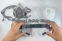 5N11 Dust Cotton Filter Paper 501 Holder For 3M 6001/6200/7502/6800 Chemical Spraying Painting Respirator Gas Mask Accessories