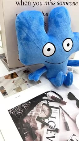 Bfdi Four Plush Toy Battle for Dream Island Stuffed Cute Cartoon Doll Game Character Sleeping Pillow Gift for Kid Child Birthday