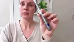 DermaPen with 12pcs Cartridge for Home Use - 0.25mm Derma Roller Pen for Women Men