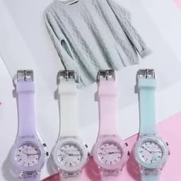 Luminous Kids Watches LED Colorful Flash Digital Watch for Boys Girls Silicone Watchband Fashion Casual Children's Quartz Watch