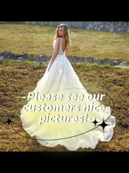 2024 Modest Brush Train Wedding Dresses Brides Gown Tiered Appliques Backless Sposa Vestidos Bridal Party Suit Robe De Mariée