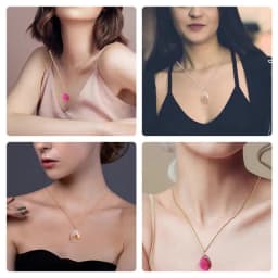 Oval Resin Mold Silicone Pendant Water Drop Mold DIY Jewelry Casting Molds for Epoxy Resin Earrings Keychain Necklace