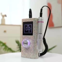 45000RPM Professional Rechargeable Nail Drill Machine for Nails Electric File HD Display Metal Manicure Pen Nail Lathe Sander