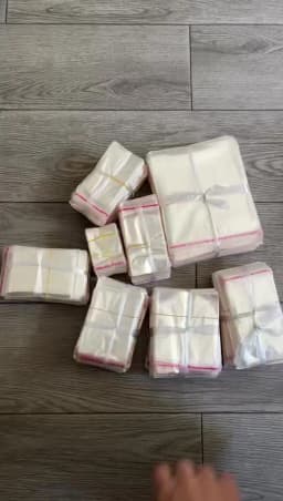 1000pcs Cello Bags Self Sealing Clear Transparent Opp Bags Self Adhesive Small Plastic Bag for Jewelry Pouch Gifts Packing Bag