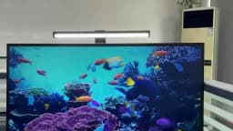 44CM Monitor Light Bar LED Computer Screen Hanging Lights RGB Atmosphere Table Lamp Stepless Dimmable for Work Study Read Gaming
