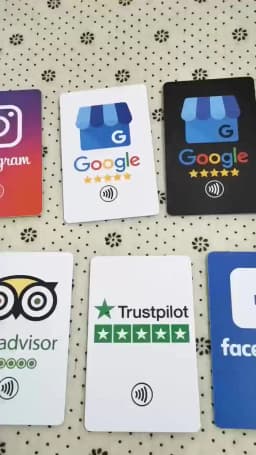 NFC Card for Google Review Business Card Simple with Google Review