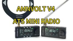 AMNVOLT V4 ATS MINI SI4732 Radio ALL Band DSP Radio FM AM SSB LSB USB Receiver with Added the Wired Headphone Feature