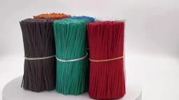 100PCS Gardening Cable Ties Reusable Oblate Iron Wire Twist Tie for Flower Plant Climbing Vines Multifunction Coated Fix Strings