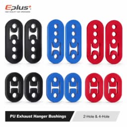 Universal 2&4 Holes Polyurethane Exhaust Hanger Hard PU Exhaust Bushing Vibration Dampener for Car Exhaust System