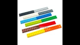 20pcs DIY Building Blocks Thin Figures Bricks 2x10 Dots Educational Creative Size Compatible With 3832 Plastic Toys for Children