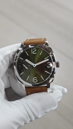 CORGEUT DIY custom 42mm Classic Square Mechanical Watch for Men ST3600 Sapphire Glass Sport Luxury Pilot Wristwatch RELOJ