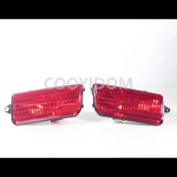R-AUTO Red Len Tail Brake Light Taillights For Jeep Grand Cherokee 2005-2010 Fog Lamp Rear Bumper Reflector Light Without Bulb