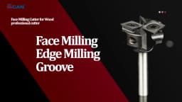 XCAN 4 Flute Face End Milling Cutter for Wood 6mm Shank Planing Bits Insert-Style Spoilboard CNC Surfacing Router Bit