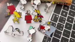 10Pcs Cute Cartoon Puppy Dog & Bird Enamel Pins Set Collectible Metal Lapel Brooches Puppy Decorative Badges for Backpacks