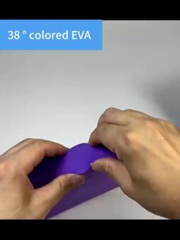 Colorful EVA Foam Board Buffering Shock Absorption Foam Sheet Handmade DIY Cosplay EVA Rubber Sound-absorbing Foam 38 Degrees