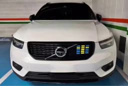 for Volvo XC60 S90 XC40 XC90 V40 S60 V60 V90 V60CC V90CC RD Sports Version China Grid Three-Color Strip Decorative Car Sticker